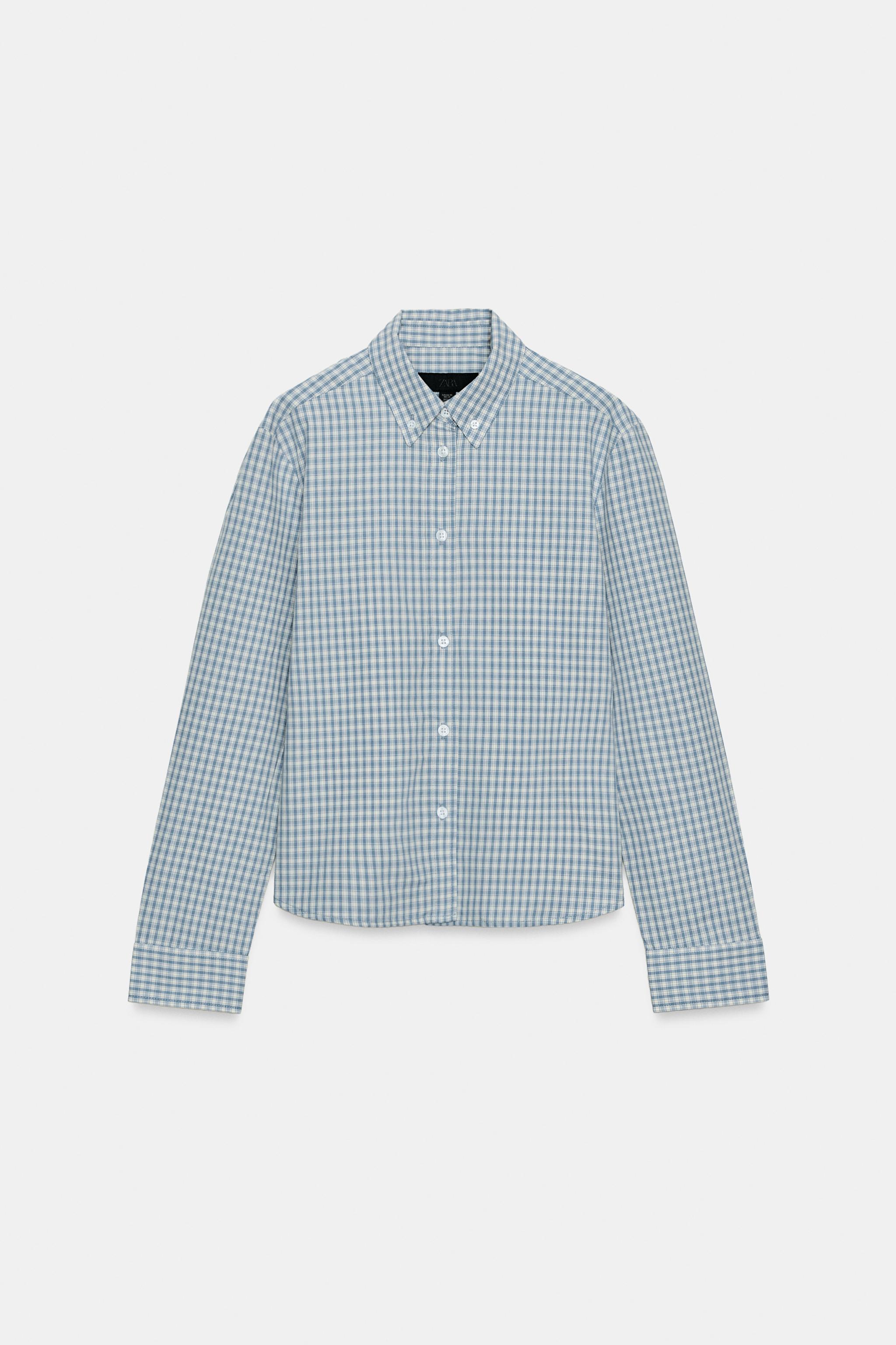 CHEMISE CINTRÉE À CARREAUX